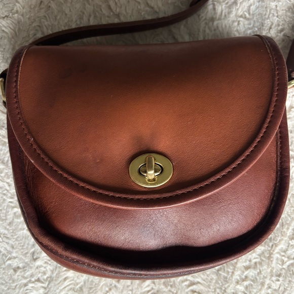 Vintage Coach British Tan Watson Bag - Picture 2 of 13